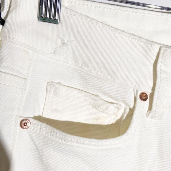 NWT PAIGE Cindy High Rise Cropped Straight Jeans in Tonal Ecru size 27 - Picture 10 of 10